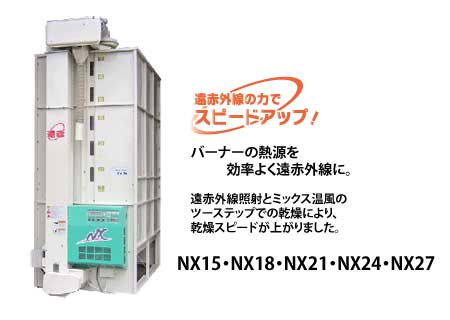 遠赤乾燥機 NXシリーズ (NX27～NX15) | 大島農機株式会社
